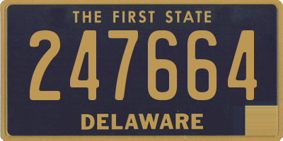 DE license plate 247664