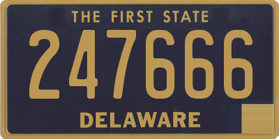 DE license plate 247666