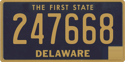 DE license plate 247668