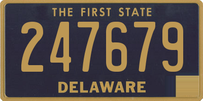 DE license plate 247679
