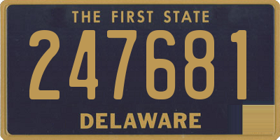 DE license plate 247681