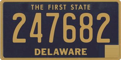 DE license plate 247682