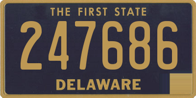 DE license plate 247686