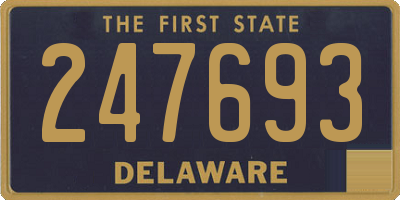 DE license plate 247693