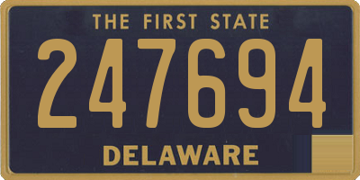 DE license plate 247694
