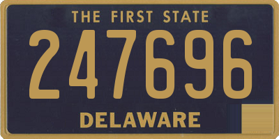 DE license plate 247696