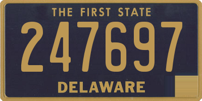 DE license plate 247697