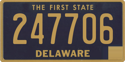 DE license plate 247706