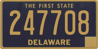 DE license plate 247708
