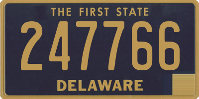 DE license plate 247766