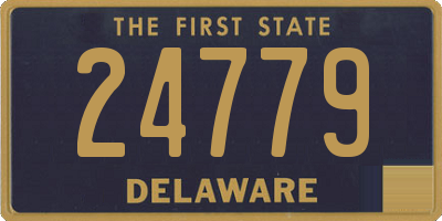 DE license plate 24779