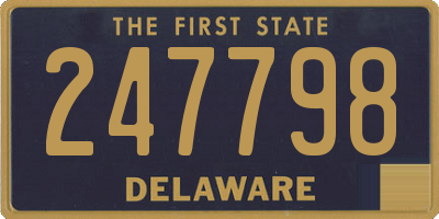 DE license plate 247798