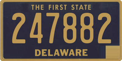 DE license plate 247882