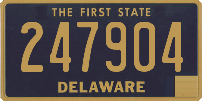 DE license plate 247904