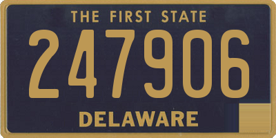 DE license plate 247906