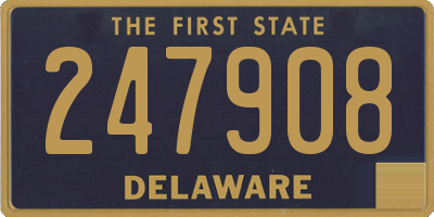 DE license plate 247908