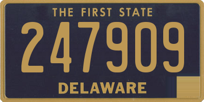 DE license plate 247909
