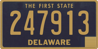 DE license plate 247913