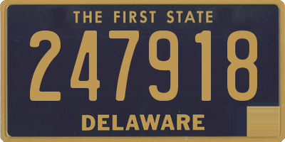 DE license plate 247918