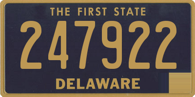 DE license plate 247922