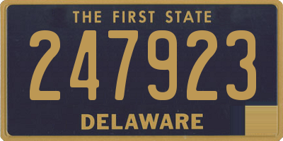 DE license plate 247923