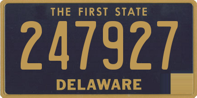 DE license plate 247927
