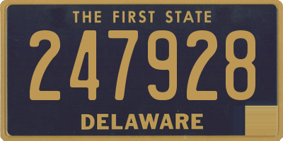 DE license plate 247928