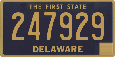 DE license plate 247929