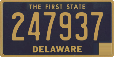 DE license plate 247937