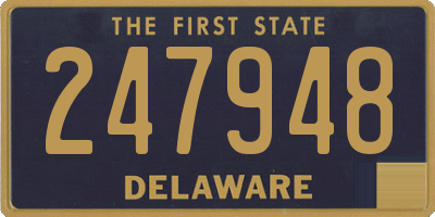 DE license plate 247948