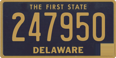 DE license plate 247950