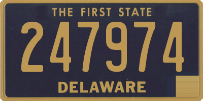 DE license plate 247974