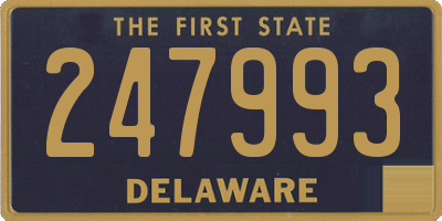 DE license plate 247993