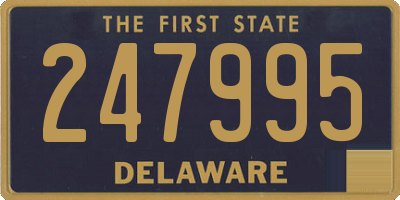 DE license plate 247995