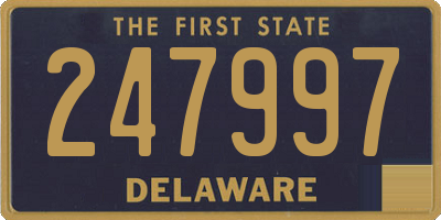 DE license plate 247997