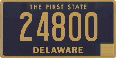 DE license plate 24800