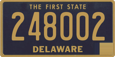 DE license plate 248002
