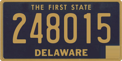 DE license plate 248015