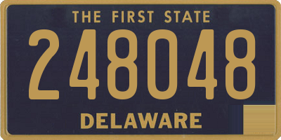 DE license plate 248048