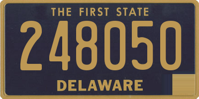 DE license plate 248050