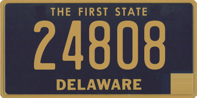 DE license plate 24808