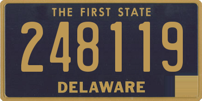 DE license plate 248119