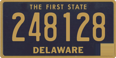DE license plate 248128