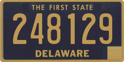 DE license plate 248129