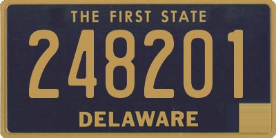 DE license plate 248201