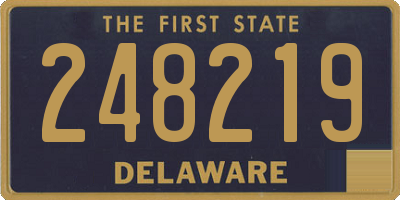 DE license plate 248219
