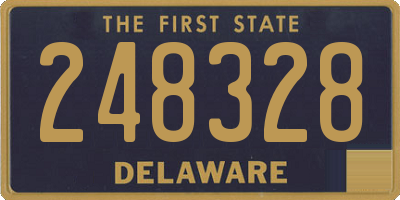 DE license plate 248328