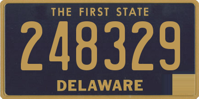 DE license plate 248329