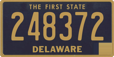 DE license plate 248372