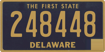 DE license plate 248448
